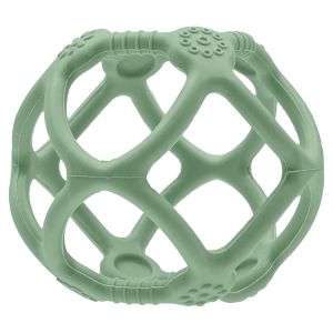 Mordedor Bola Buba em Silicone Flexível com Texturas Verde
