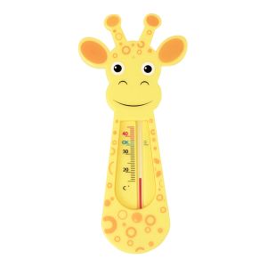 Termômetro para Banho Buba Baby Indicador Girafinha Amarelo Laranja