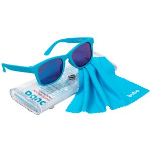 Óculos de Sol Bebê Buba Proteção UVA UVB Estojo Lenço Azul