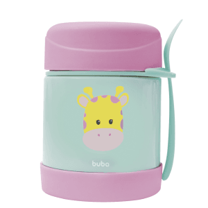 Pote Térmico Buba 320ml com Talher e Alta Conservação Girafa