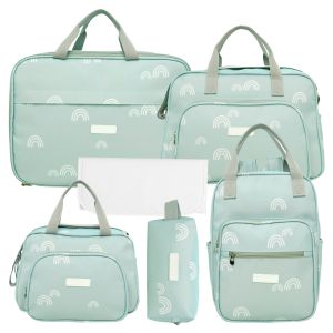 Kit Bolsas Maternidade Pirulitando Completo Céu Verde 1