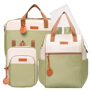 Kit Bolsas Maternidade Pirulitando Completo Petit Verde 1