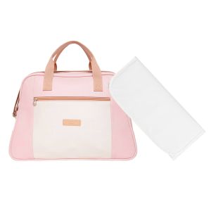 Kit Bolsas Maternidade Pirulitando G+T Ternura Rosa 1