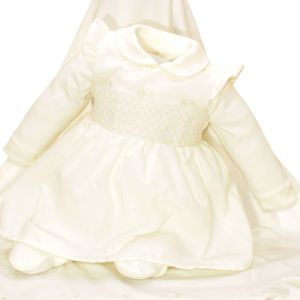 Saída de Maternidade Fofinho Beatriz com Vestido Marfim