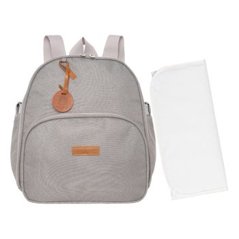 Mochila Maternidade Pirulitando Trocador Essência Cinza 1