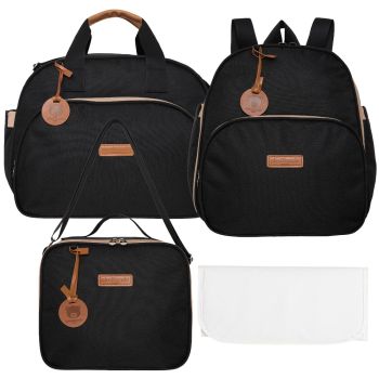 Kit Bolsas Maternidade Pirulitando Completo Essência Preta