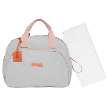 Bolsa Maternidade Grande Pirulitando Trocador Joy Marfim
