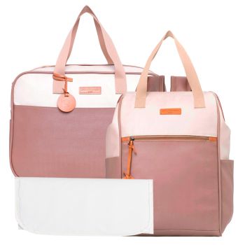 Kit Bolsas Maternidade Pirulitando G+M+T Petit Caramelo 1