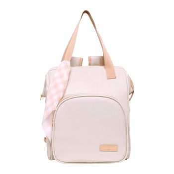 Mochila Maternidade Média Pirulitando Térmica Encanto Marfim