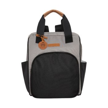 Mochila Maternidade Média Pirulitando Térmica Abraço Preto