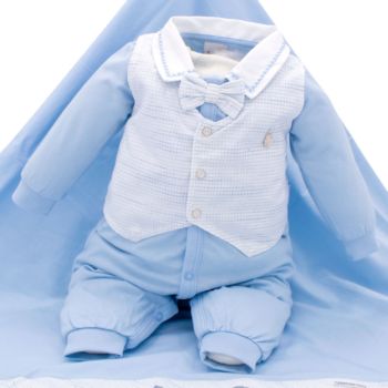 Saída de Maternidade Sonho Mágico Little Prince Malha Azul