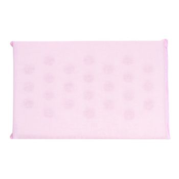 Travesseiro de Espuma Papi com Furos Liso Rosa Claro