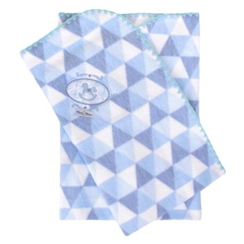 Cobertor Minasrey Bordado com Caixa Muito Mimo Azul