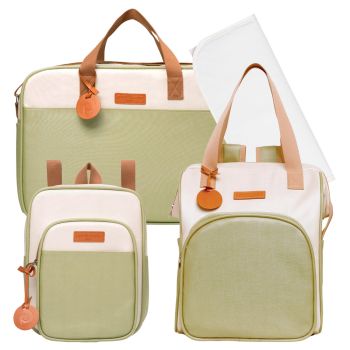 Kit Bolsas Maternidade Pirulitando CompletoV2 Petit Verde 1