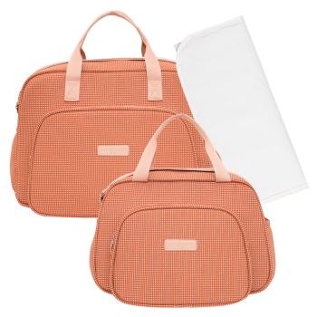 Kit Bolsas Maternidade Pirulitando G+P+T Sonho Caramelo