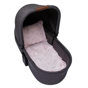 Jogo para Carrinho Bebê Papi 3 Peças Algodão Flores Jardim