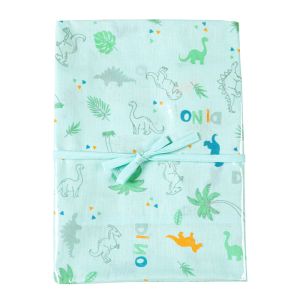 Trocador Portátil Papi Impermeável 75x45cm Dinossauro Azul