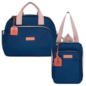 Kit Bolsas Maternidade Pirulitando G+F Joy Marinho