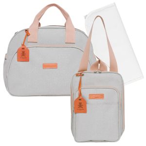 Kit Bolsas Maternidade Pirulitando G+F+T Joy Marfim