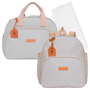 Kit Bolsas Maternidade Pirulitando G+M+T Joy Marfim