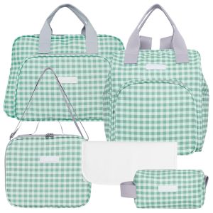 Kit Bolsas Maternidade Pirulitando Plus Piquenique Verde