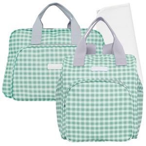 Kit Bolsas Maternidade Pirulitando G+M+T Piquenique Verde