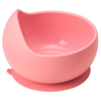 Pratinho Bowl Buba em Silicone com Ventosa Rosa