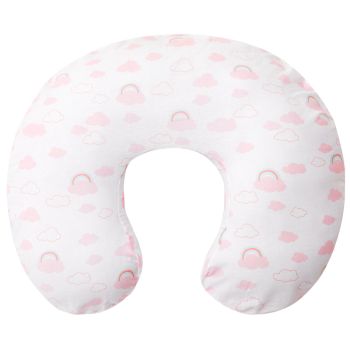 Capa para Almofada de Amamentação Papi 62x50cm ArcoÍris Rosa