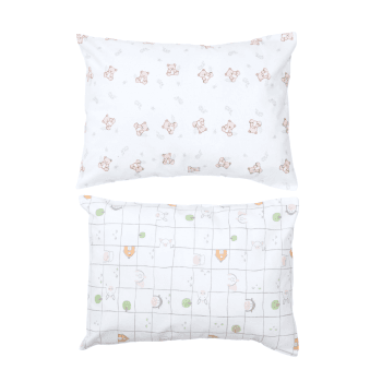 Kit 2 Fronhas Papi 40x30cm Estampa Ursinho Bolinha