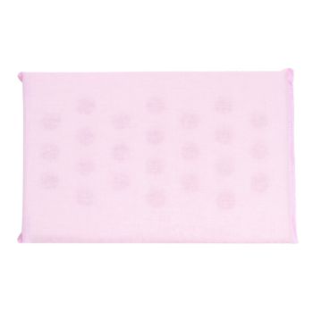 Travesseiro de Espuma Papi com Furos Liso Rosa Claro