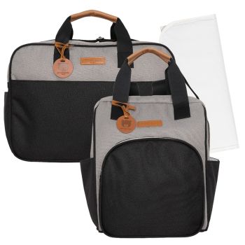 Kit Bolsas Maternidade Pirulitando G+M+T Abraço Preto