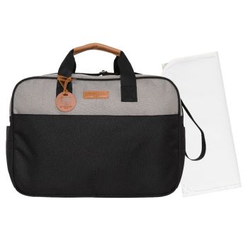 Bolsa Maternidade Grande Pirulitando Trocador Abraço Preto