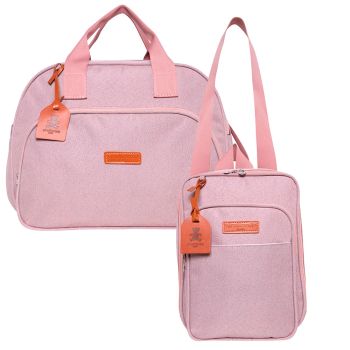 Kit Bolsas Maternidade Pirulitando G+F Joy Rosa 1