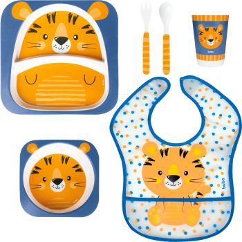 Kit Introdução Alimentar Buba 6 Peças Tigrinho Colorido 1