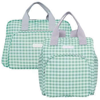 Kit Bolsas Maternidade Pirulitando G+M Piquenique Verde 1