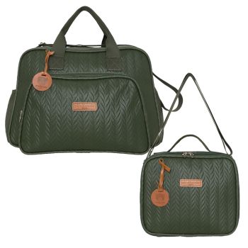 Kit Bolsas Maternidade Pirulitando G+F Refúgio Verde