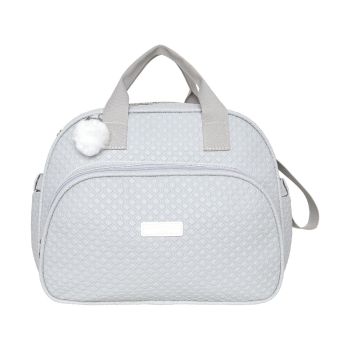 Bolsa Maternidade Grande Pirulitando Leveza Cinza