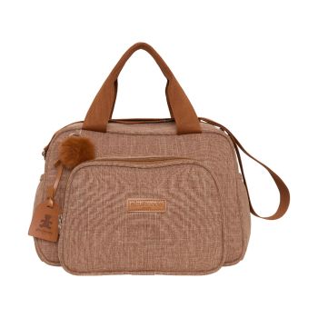 Bolsa Maternidade Média Pirulitando Memórias Marrom