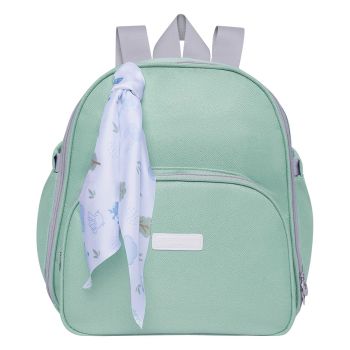 Mochila Maternidade Pirulitando Térmica Bosque Verde