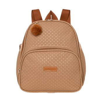 Mochila Maternidade Pirulitando Térmica Leveza Amêndoa