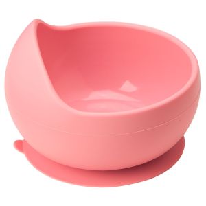 Pratinho Bowl Buba em Silicone com Ventosa Rosa