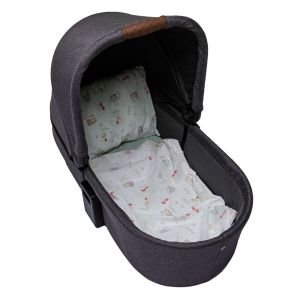 Jogo para Carrinho Bebê Papi 3 Peças Algodão Floresta