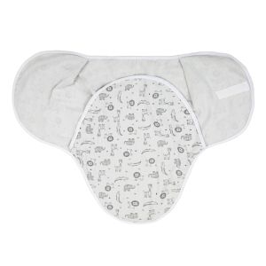 Cueiro Swaddle Papi Ajustável Flanelado 70x62cm Selva Neutro