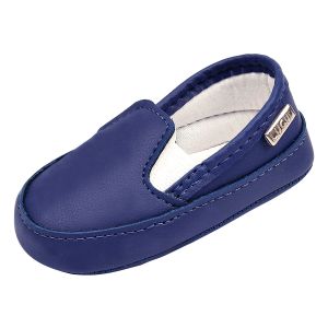 Tênis de Bebê Lugui Baby Menino Estilo Iate Azul Marinho