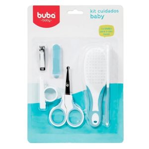 Kit Higiene Buba Cuidados para o Bebê Branco Azul