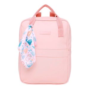 Mochila Maternidade Pirulitando Arco-Íris Rosa V2