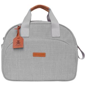 Bolsa Maternidade Grande Pirulitando Cuidado Cinza