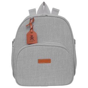 Mochila Maternidade Pirulitando Térmica Cuidado Cinza