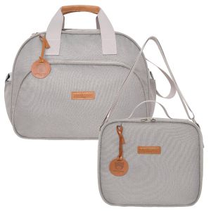 Kit Bolsas Maternidade Pirulitando G+F Essência Cinza 1