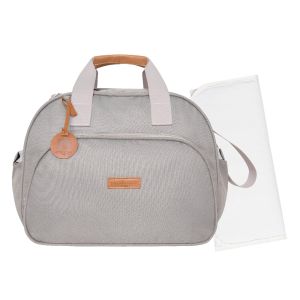 Bolsa Maternidade Grande Pirulitando Trocador Essência Cinza 1